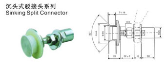沉头驳接头型号JC-TC14 沉头驳接头型号JC-TC14
